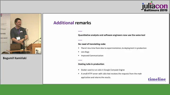 JuliaCon 2019 | A case study of migrating Timeline...