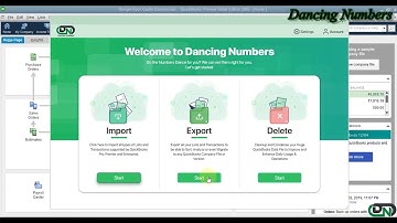 How to Export Sales Receipt From QuickBooks to Excel using Dancing Numbers?