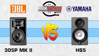 Yamaha HS5 vs JBL 305P Mk II (near-field studio monitors)