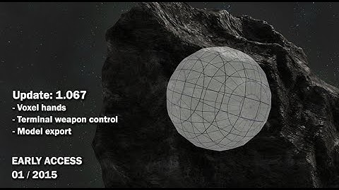 Space Engineers - Update 01.067: Voxel hands, Terminal weapon control