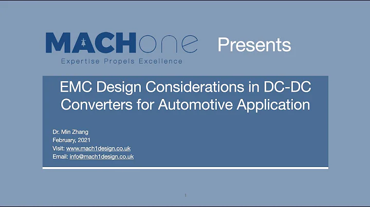 EMC Design Considerations in DC-DC Converters for Automotive Applications