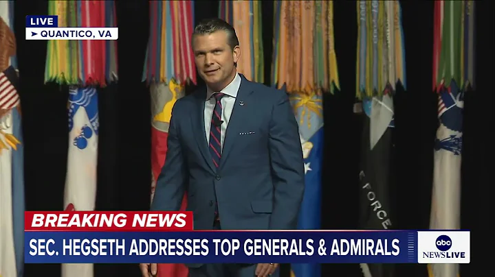 FULL SPEECH: Pete Hegseth lays out standards in speech to top generals, admirals