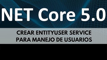Cómo instalar el EntityUser service en .Net Core 5 para manejo de usuarios, roles, permisos y tokens