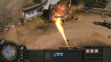 Company of Heroes - Tutorial Mission #4 - Armor Training Playthrough