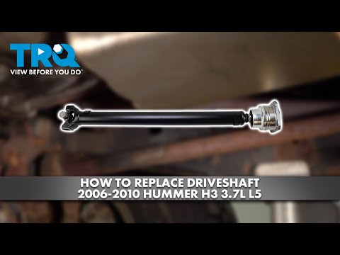 How to Replace Driveshaft 2006-2010 Hummer H3 3.7L L5