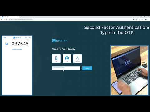 Certify Login with TOTP