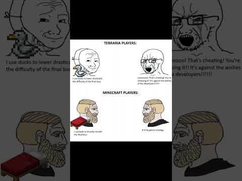 Terraria VS Minecraft Memes