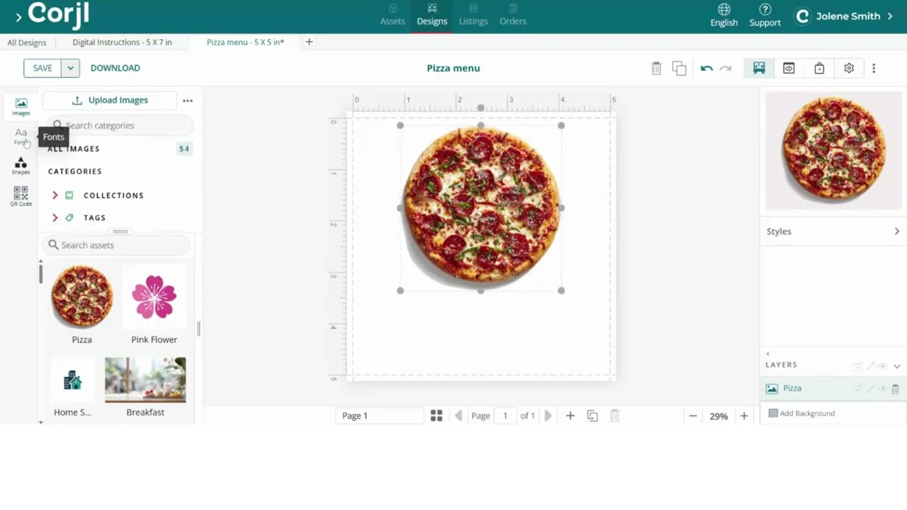 Full Corjl Tutorial From Design to Published Listing