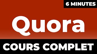 Comment Utiliser Quora Pour Promouvoir Votre Projet ?