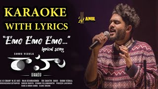 Emo Emo Emo Karaoke Song || Raahu Movie || Sid Sriram || HD tracks || Telugu Latest Karaoke