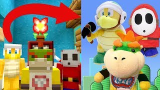 Bowser Jr Becomes Plush!?! [PLUSH MOVIE?] | Nintendo Fun House | Minecraft Switch [243]