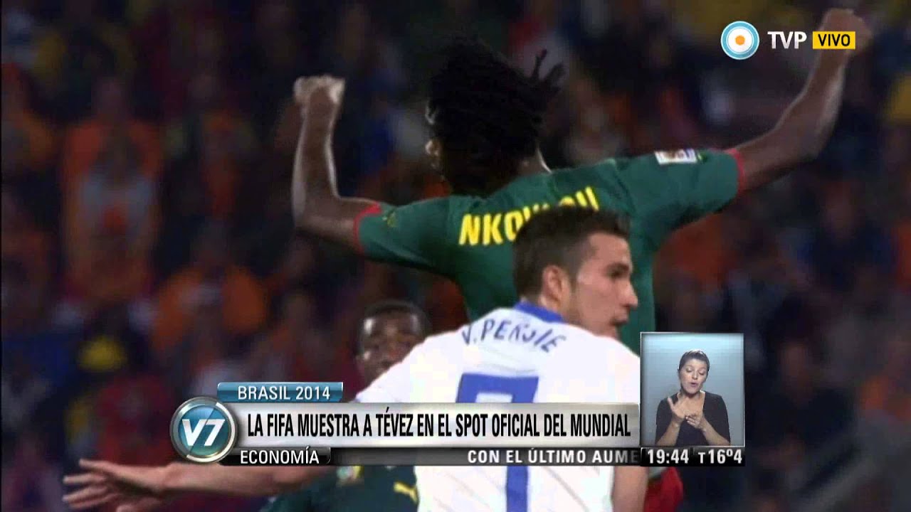 Visión 7 Brasil 2014 La FIFA muestra a Tevez en el spot oficial del