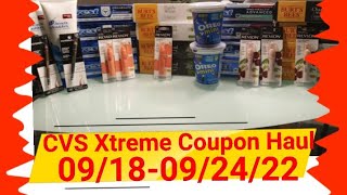 CVS Xtreme Coupon Haul*Being strategic with CRTs(09\/18-09\/24\/22)