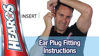 Easiest Foam Ear Plug Fitting Instructions - HEAROS Xtreme Protection Series