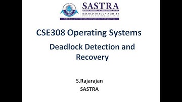 Deadlock Detection and Recovery