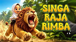 Singa Menerkam_Raja Rimba 🎶 | Animasi Video Ceria dan Edukatif
