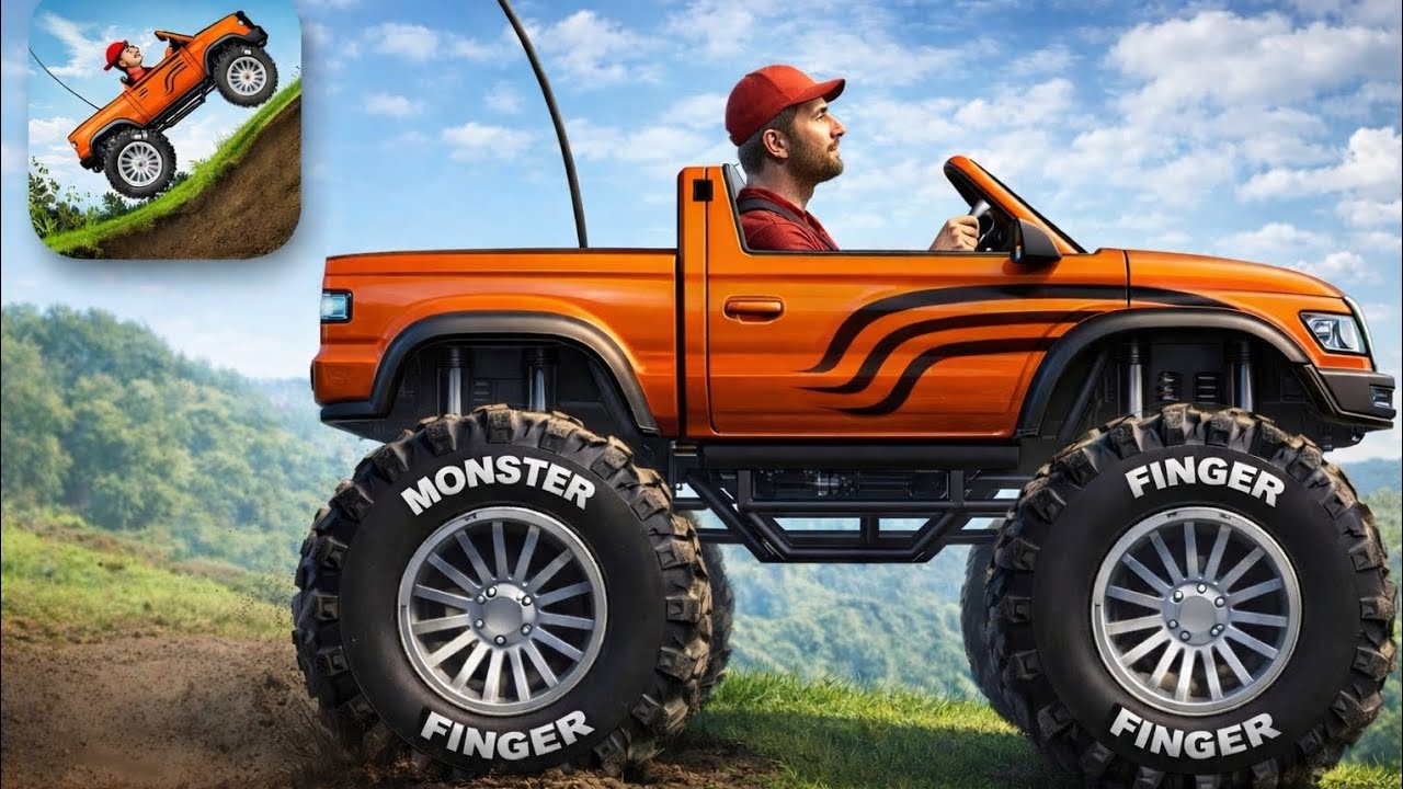 Hill Climb Racing Gameplay - Monster Truck (i0S, Android)