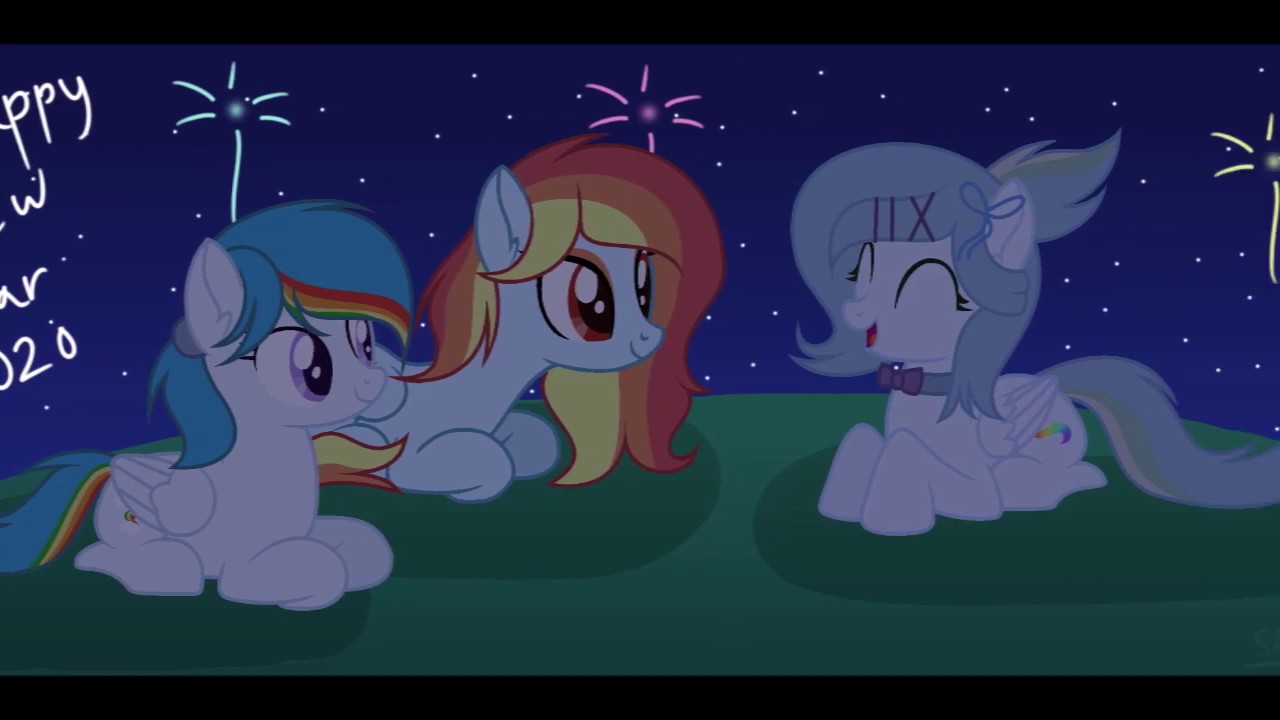 MLP Speededit Dash sisters going to count down [New year special] - YouTube