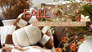 2022 FALL CLEAN AND DECORATE WITH ME || FALL DECOR || SIMPLE FALL DECOR