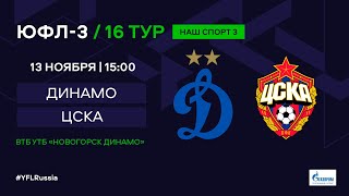 ЮФЛ-3. Динамо (Москва) - ЦСКА (Москва). 16-й тур.