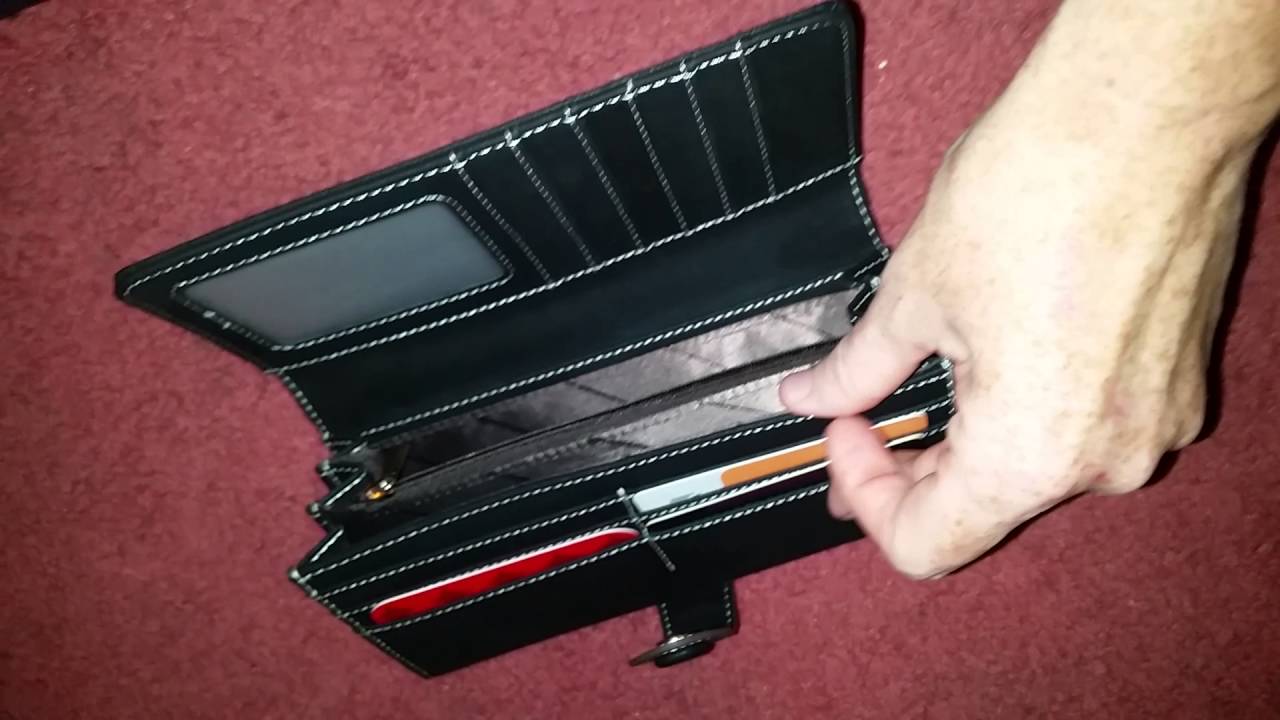 Women&Long PU Leather With Buckle Wallet Review