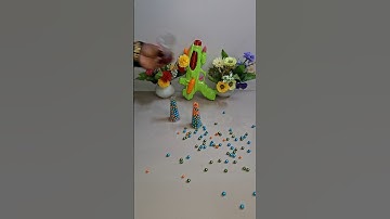 Satisfying Reverse Beads, ASMR, Beads 💛🦋🧡 #asmr #satisfying #reverse #beads