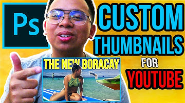 MAKE CUSTOM YOUTUBE THUMBNAILS FAST: Photoshop step by step tutorial (Quick and easy)