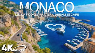 Monaco 4K Drone Footage | Looks Like a MOVIE, Luxury Yachts & Stunning Coastline