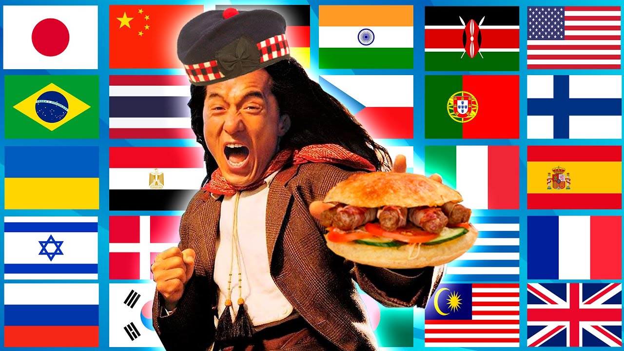 Jackie Chan in 50 Languages - YouTube