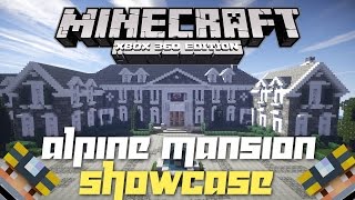 Minecraft Xbox 360: Massive Realistic Mansion! (House Tours of Los Dangeles: The Alpine Mansion!)