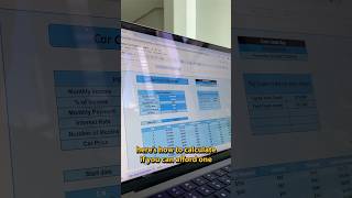 Calculate how much car you can afford spreadsheet Net Worth