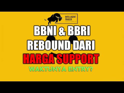 Saham BBNI dan BBRI Berhasil Naik Dari Harga Support. Saatnya Entry?