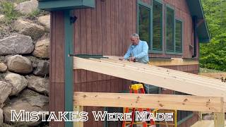MISTAKES WERE MADE! Did we tell you we're not carpenters?