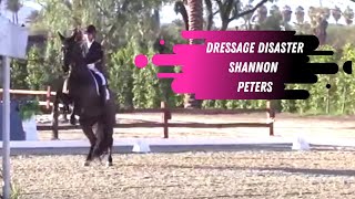 Dressage Disaster: Shannon Peters Has A Panic At The Disco In The Dressage Grand Prix