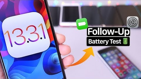 iOS 13.3.1 Battery Test & More - iOS 13.3.1 Follow-Up