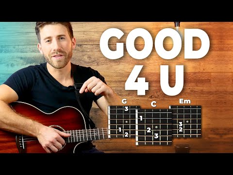 Good 4 U Guitar Tutorial - Olivia Rodrigo Guitar Lesson (easy chords)