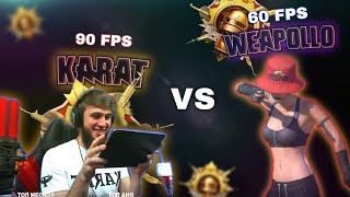 WEAPOLLO vs KARAT | МАТЧ ДВУХ МОЩНЕЙШИХ СНАЙПЕРОВ ЧЕЧНИ | PUBG MOBILE