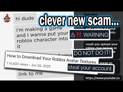 Roblox Players Hacked Turned Into Roblox Scam Bots Youtube - roblox download scam