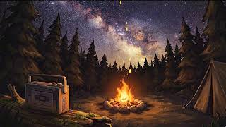 chillwave by a crackling campfire