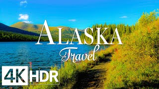 FLYING OVER ALASKA (4K UHD) - Relaxing Music Along With Beautiful Nature Videos(4K Video HD)