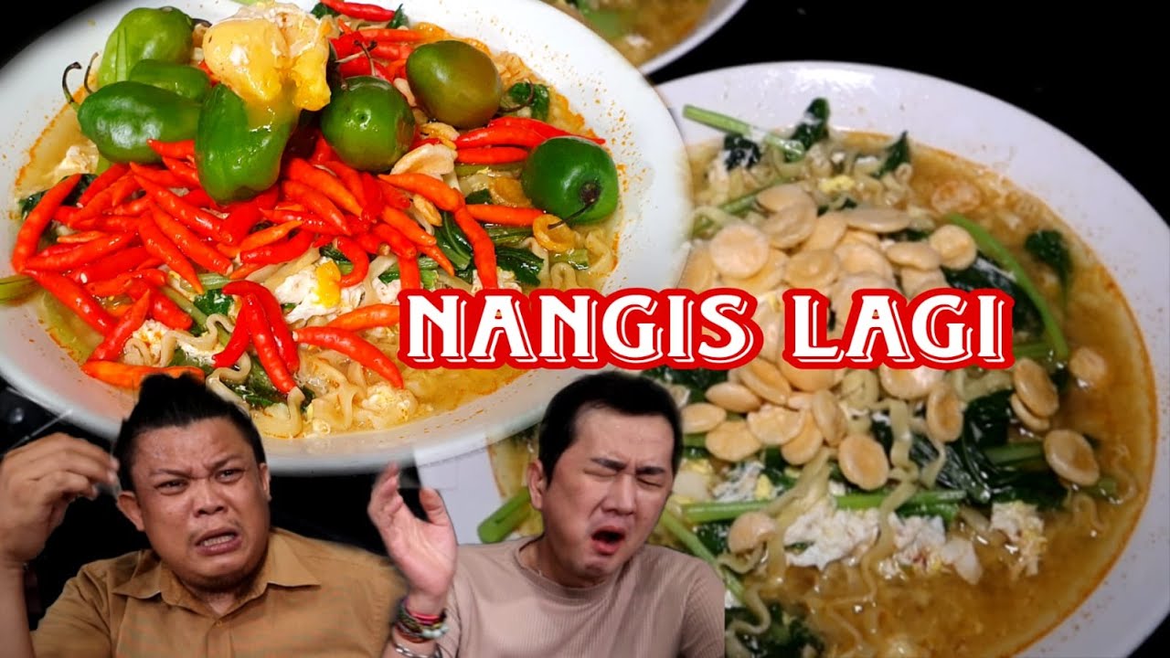 WOW !! INDOMIE SEBLAK HOT JELETOT TOPPING RAWIT AMA GENDOT UTUH MENTAH !! 