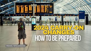 Airlines are Cracking Down! 2024 Carryon Changes, and How to be Prepared