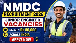 How to Apply for NMDC Junior Engineer (Mining) Recruitment 2026 | 59 Vacancies