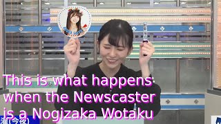 [Eng Sub] When a Nogizaka46 Wotaku take over a Weather News program...