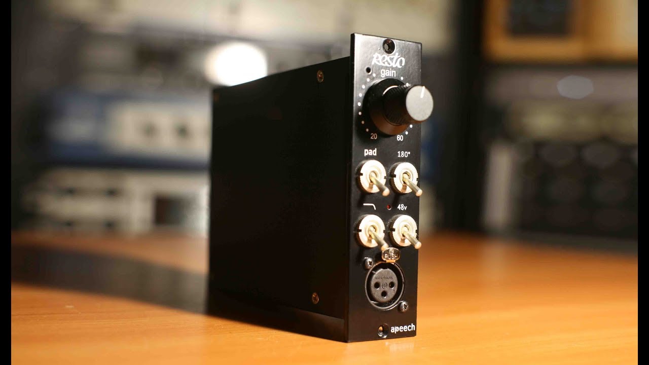Female Vocals at Apeech Resto 500 Series Mic Preamp Module YouTube