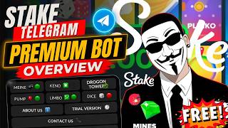 NEW Stake Telegram Premium Bot 🤖 | Stake Bot | Stake Mines Bot | Stake AI Predictor Bot screenshot 4