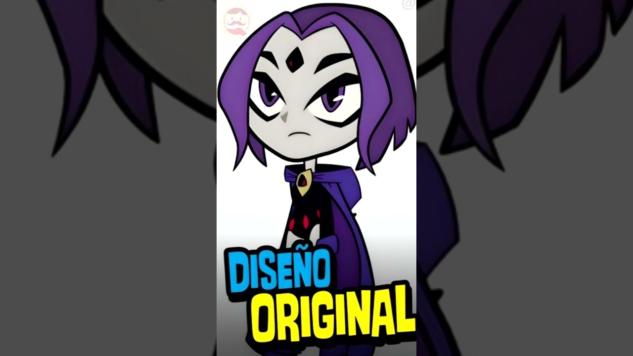 Así era EL VERDADERO DISEÑO de RAVEN #cartoonnetwork #shorts #viral