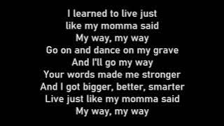 Tone Sekelius My Way LYRICS