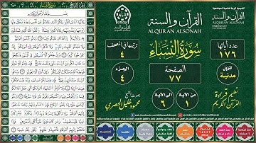 صفحة ٧٧ - سورة النساء - المصحف المعلم