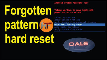 oale hard reset forgotten pattern